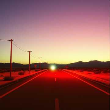 Neon Circuits of Dust