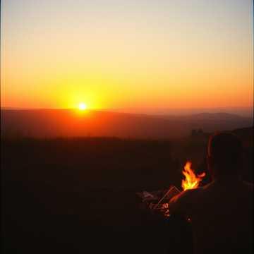 Sunrise By The Firelight