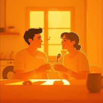 Yellow Mugs and Sunday Light